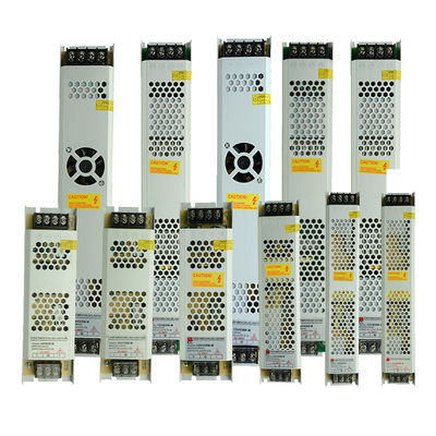 Ultrathin Aluminum Housing LED Cabinet Light Constant Voltage Driver 12V 5A 60W Power Supply